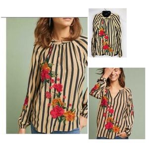 Manuela Embroidered Blouse Anthropologie